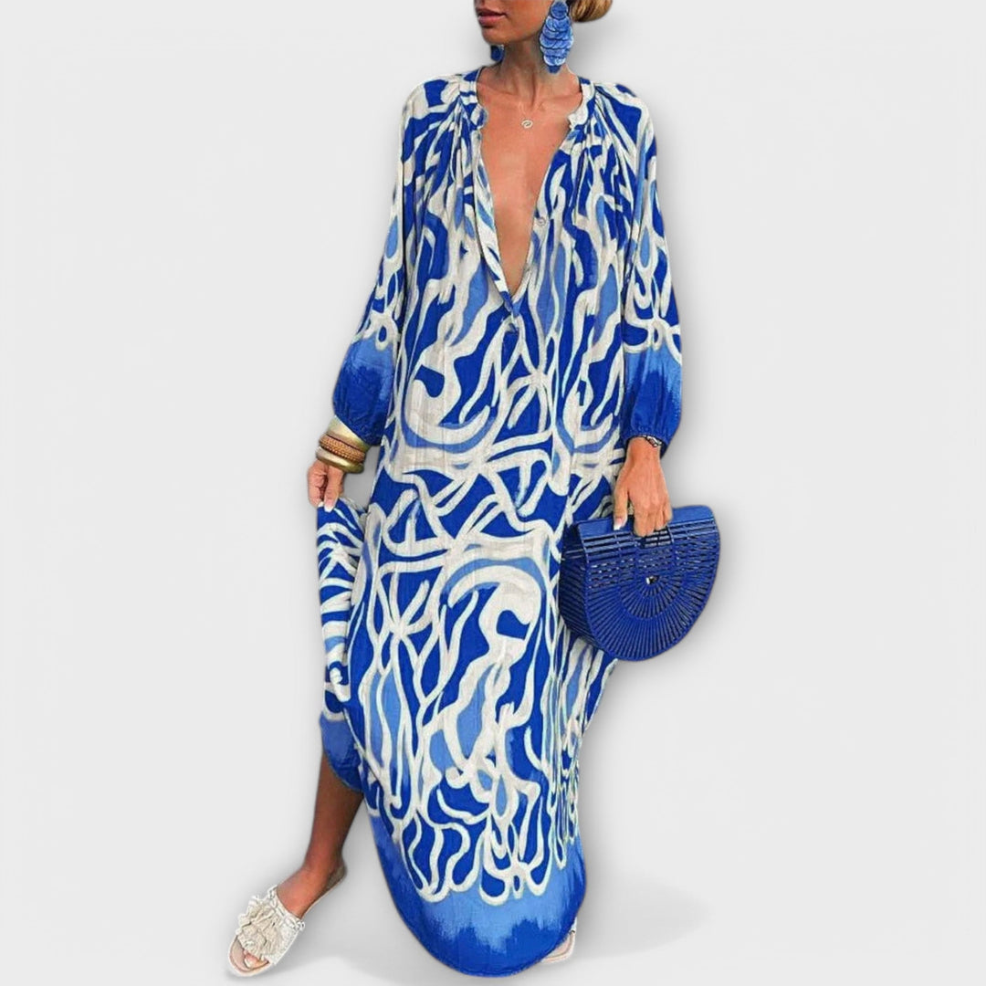 Alice - Bohemian Long Sleeve Maxi Dress