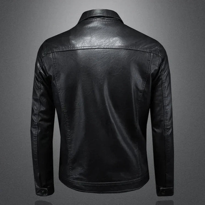 Freddie | Premium Leather Jacket in Motorcycle Style