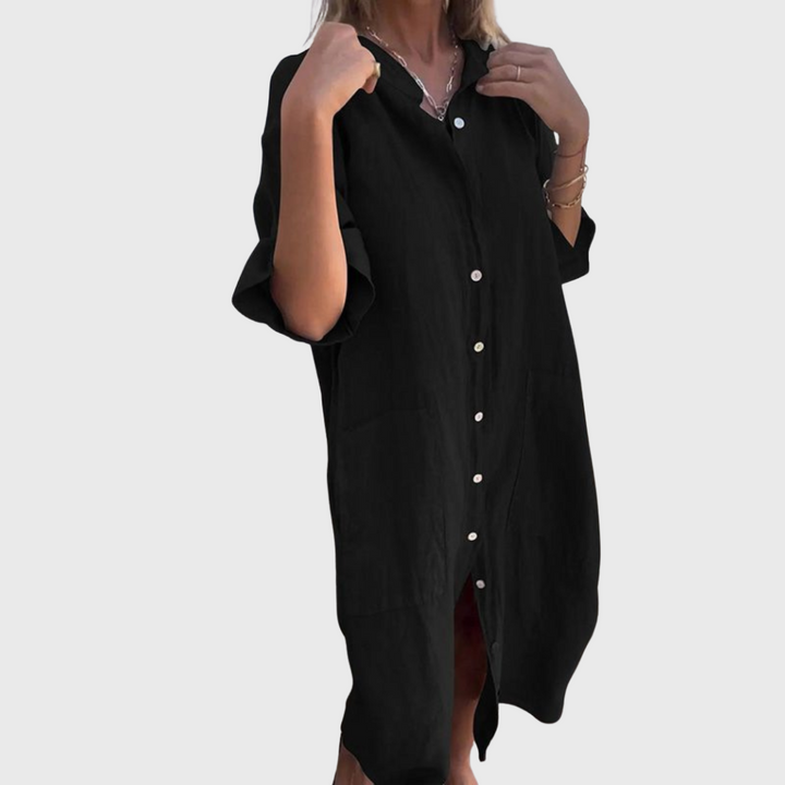 Calixa | Elegant Shirt Dress