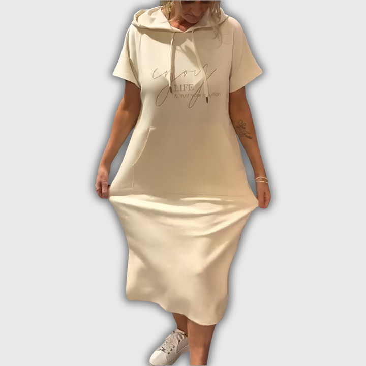 Saskia - Casual Hooded Dress