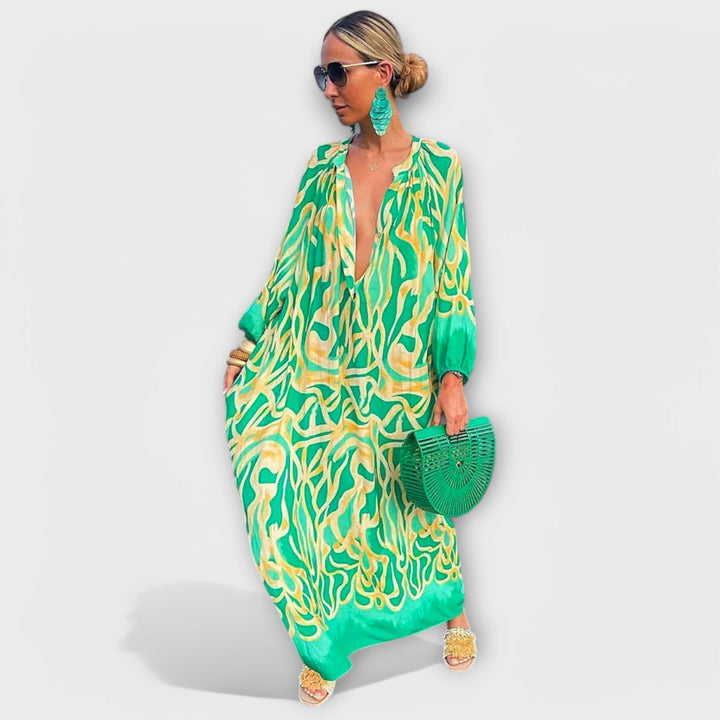 Alice - Bohemian Long Sleeve Maxi Dress