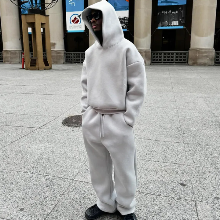 Men's Hoodie and Jogging Set for Casual Comfort