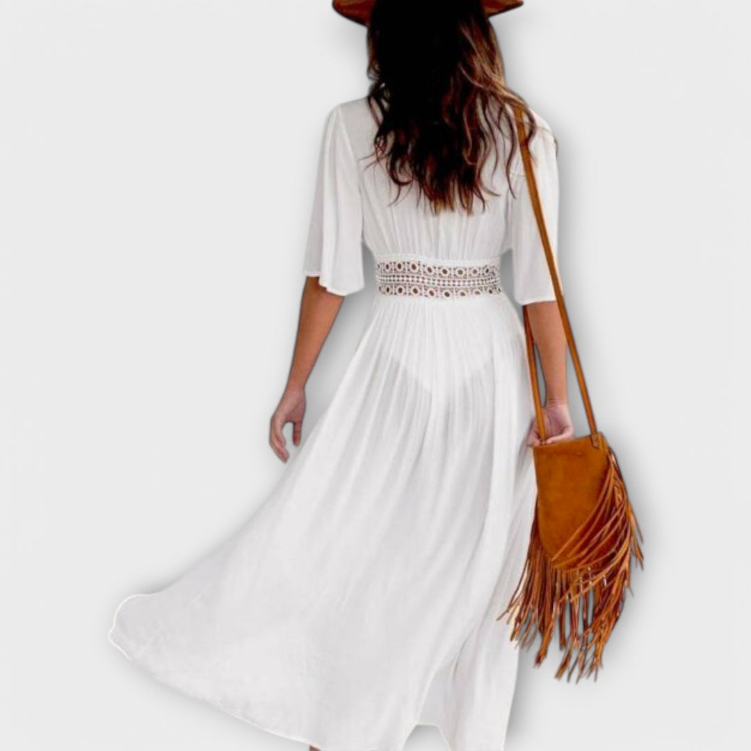 Louisa - Boho Midi Dress