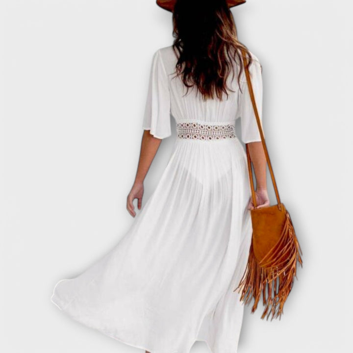Louisa - Boho Midi Dress