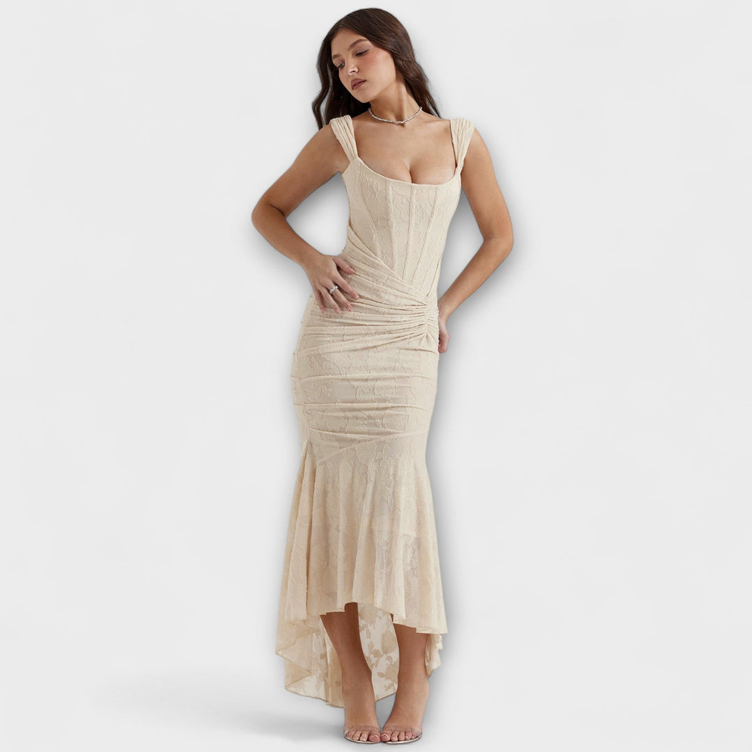 Renske - Elegant and Refined Dress with Corset