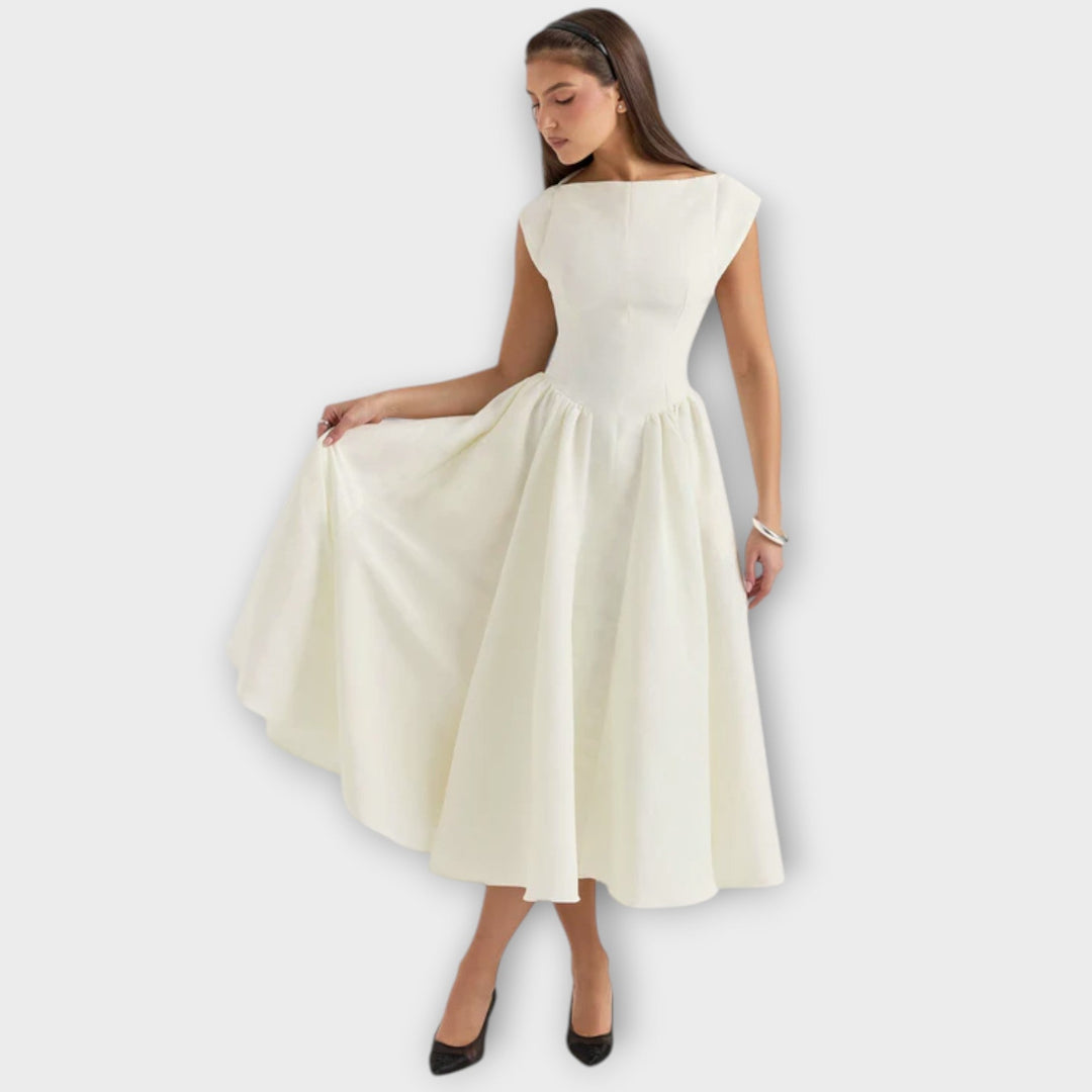 Victoria - Stylish Midi Dress